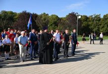 Иерей Иларион Максимец принял участие в акции памяти «Преступлениям фашизма — нет срока давности»