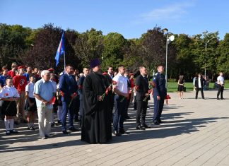 Иерей Иларион Максимец принял участие в акции памяти «Преступлениям фашизма — нет срока давности»