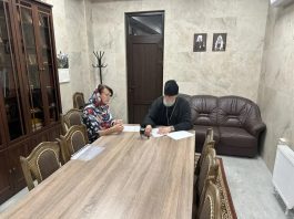 В храме великомученика Пантелеимона г. Краснодара состоялось подписание договора о сотрудничестве с детским садом