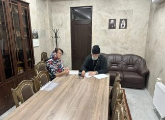 В храме великомученика Пантелеимона г. Краснодара состоялось подписание договора о сотрудничестве с детским садом