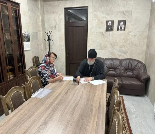 В храме великомученика Пантелеимона г. Краснодара состоялось подписание договора о сотрудничестве с детским садом