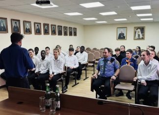 В Екатеринодарской духовной семинарии состоялась встреча с представителями Братства Православных следопытов