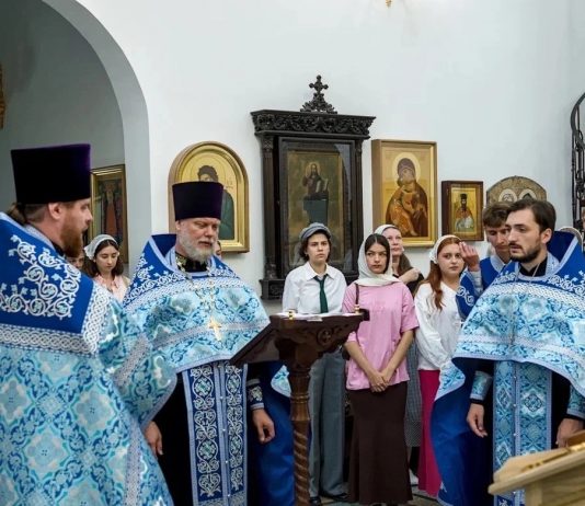 Молебен перед началом учебного года прошел в храме при Кубанском государственном университете