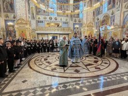 Юные казачата приняли присягу в храме Рождества Христова