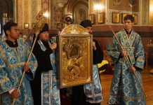 В Краснодар прибыла чудотворная Псково-Печерская икона Божией Матери «Умиление»