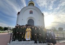 Духовенство Динского благочиния окормляет курсантов центра «Патриот»