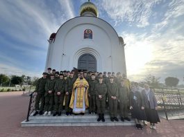 Духовенство Динского благочиния окормляет курсантов центра «Патриот»