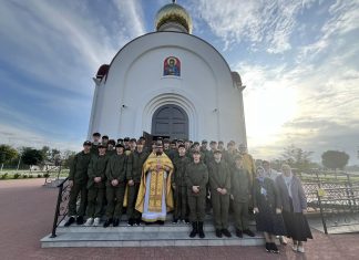 Духовенство Динского благочиния окормляет курсантов центра «Патриот»