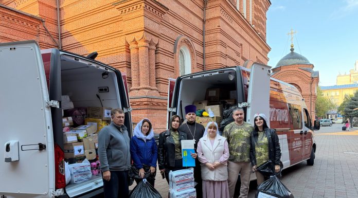 В Ростовский госпиталь отправилась очередная партия гуманитарной помощи