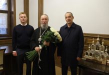 Председатель ЗСК края поздравил митрополита Екатеринодарского и Кубанского Василия с юбилеем