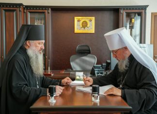 Епископ Зарайский Савва передал управление Армавирской и Лабинской епархией митрополиту Василию