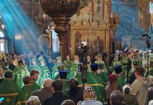 Митрополит Екатеринодарский и Кубанский Василий принял участие в молебне пред иконой Сергия Радонежского