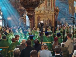 Митрополит Екатеринодарский и Кубанский Василий принял участие в молебне пред иконой Сергия Радонежского